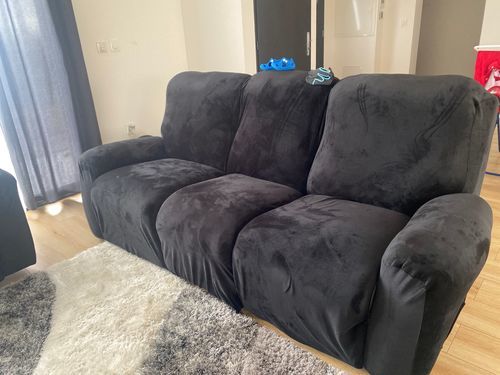 Customer photo review of Cabrexa 3 Seater Recliner Slipcovers