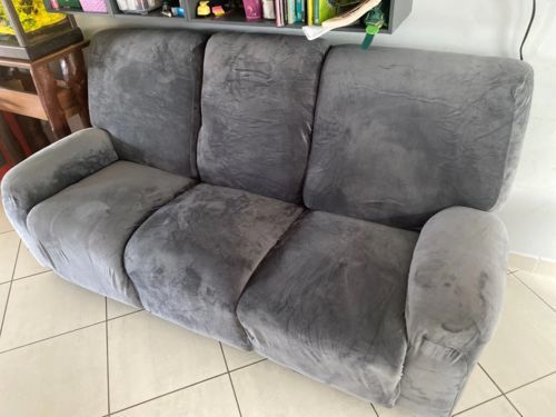 Customer photo review of Cabrexa 3 Seater Recliner Slipcovers