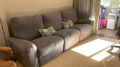 Customer photo review of Cabrexa 3 Seater Recliner Slipcovers