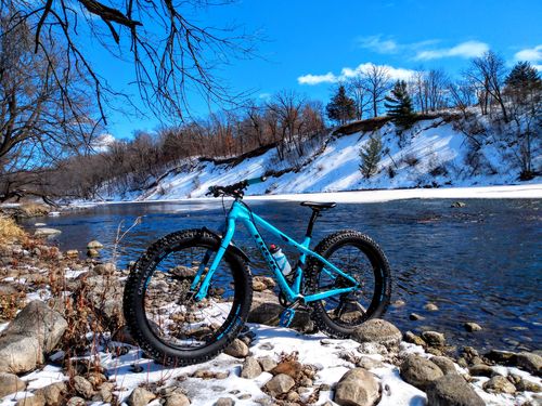 Customer photo review of Blackburn Barrier XL Fat Bike Mud Guard