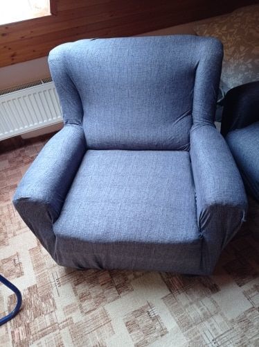 Customer photo review of Cabrexa High Stretch Sofa Covers