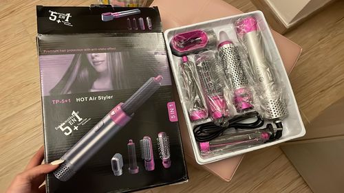 Customer photo review of Air wrap styler 5 in 1 Professionale