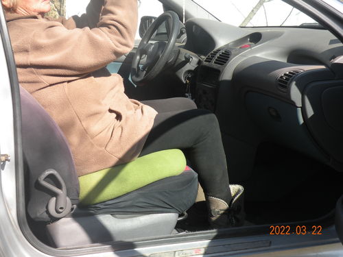 Customer photo review of Gerinc és Keresztcsont Tehermentesítő Ülőpárna