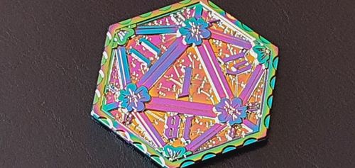 Customer photo review of D20 Coin