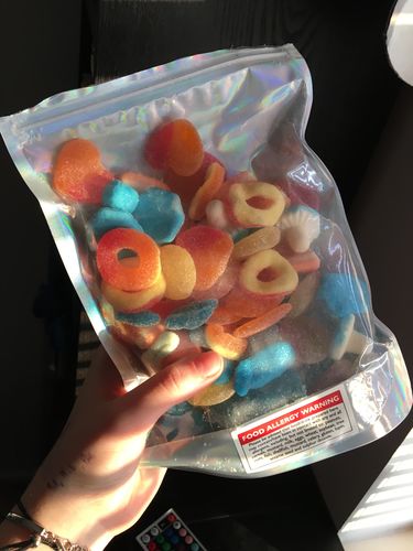 Customer photo review of Blue Raspberry X Peach Mix