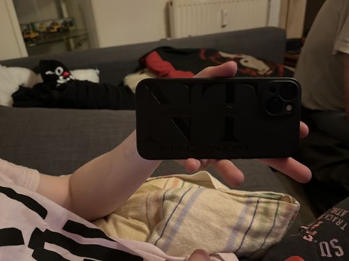 Customer photo review of ID Case - 2 Buchstaben , 2 Namen, Wunschdatum, Silikon(graviert)