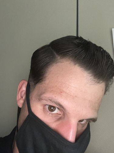 Customer photo review of RW&B Pomade (2oz)