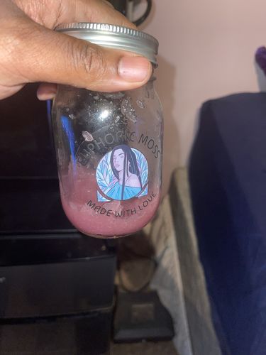 Customer photo review of Purple Sea Moss gel
