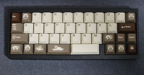 Customer photo review of IDOBAO ABACUS ID42 40% HOT SWAP MECHANICAL KEYBOARD KIT