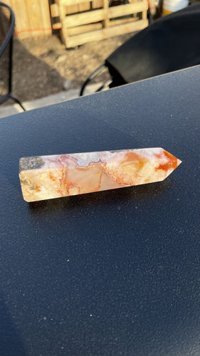 Customer photo review of Carnelian Flower Agate Tower