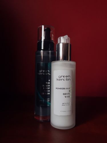 Customer photo review of LE DUO PROMEGRANATE B5 Nettoyant pour le visage + THE BLACK DROP Carbon masque pour le visage