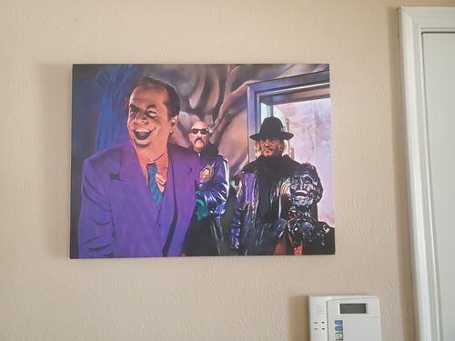 Customer photo review of 1989 Batman Hot Under The Collar Canvas Sets