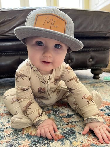 Customer photo review of Signature Cursive Name Hat