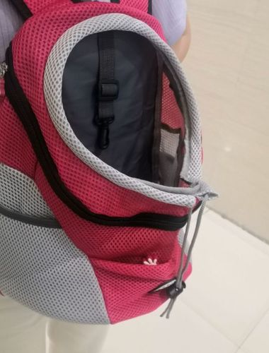 Customer photo review of Pet backpack - Dog hiking backpack - Cat Backpack
