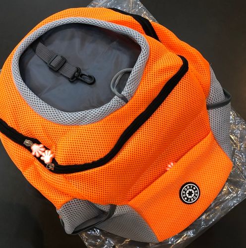 Customer photo review of Pet backpack - Dog hiking backpack - Cat Backpack