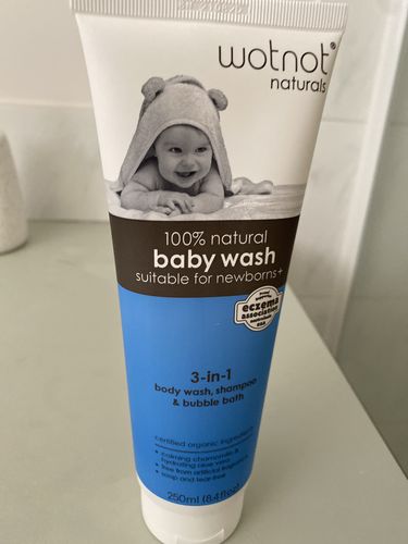 Customer photo review of 100% Natural & Organic Baby Wash, Shampoo