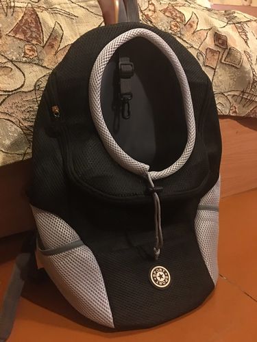 Customer photo review of Pet backpack - Dog hiking backpack - Cat Backpack