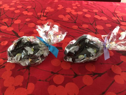 Customer photo review of Crouching Easter Bunny