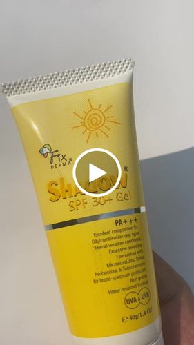 Customer video review of Shadow Sunscreen SPF 30+ Gel - Sunscreen for Oily Skin - Acne Prone