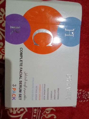 Customer photo review of DR RASHEL Anti-aging Moisturizing Vitamin C , Hyaluronic Acid And Retinol Facial Serum Set 3 Pack