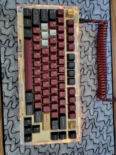 Customer photo review of IDOBAO ID80 ANSI CRYSTAL HOT SWAP KEYBOARD KIT(GASKET MOUNT VERSION)