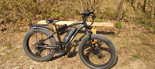 Customer photo review of Shengmilo MX02S 1000W 26 Inch Fat Bike Electric Mountain Bike 48V 17Ah 90km 35km/h