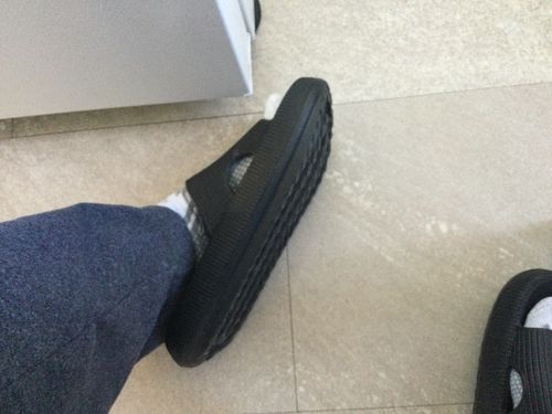 Customer photo review of Pantoufle orthopédique