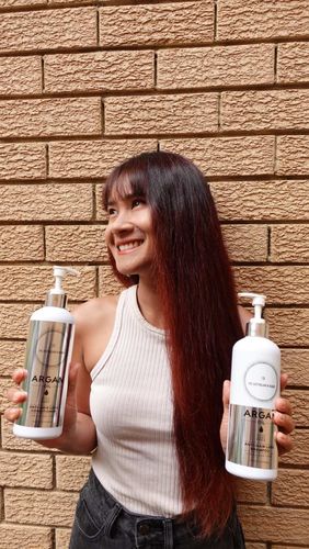 Customer photo review of Anti-Hair Loss With Argan Oil - 10 Minute Miracle - Essential Bundle