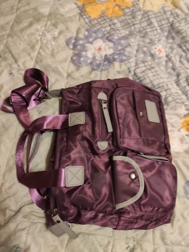 Customer photo review of Women Waterproof Handbags Solid Shoulder Bags