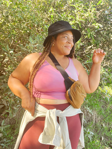 Customer photo review of Big Black Bucket Hat