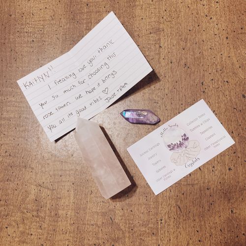 Customer photo review of Rose Quartz Tower