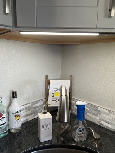 Customer photo review of EZVALO Dual Color Wireless Motion Sensor Light (2nd Gen.) - 18" Aluminum