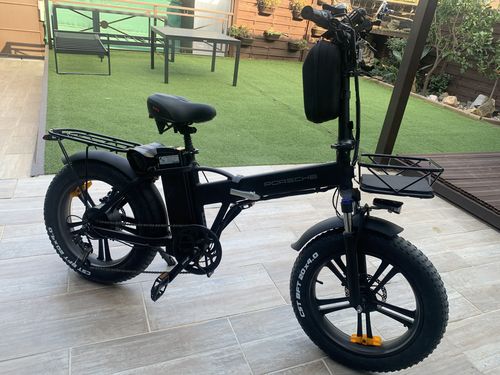 Customer photo review of CMACEWHEEL GW20 750W Electric Folding Fat Bike 15Ah 40km/h 100km