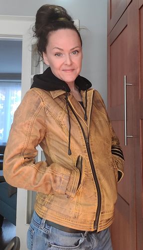 Customer photo review of Custom Leather jacket