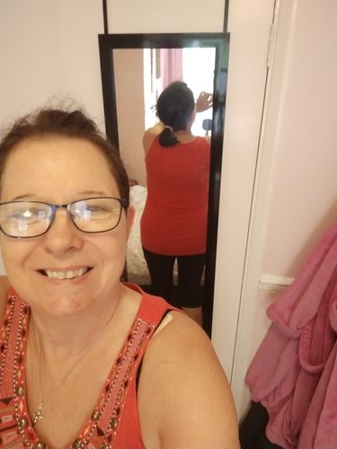 Customer photo review of "To Our Daughter, Love mum & Dad" White gold necklace