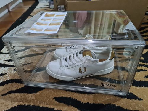 Customer photo review of ACRYLIC MAGNETIC TRANSPARENT SHOE BOX