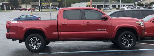 Customer photo review of Set of 2: TRD Sport vinyl decal for 2016-2020 Toyota Tacoma Tundra