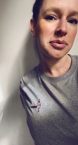 Customer photo review of Siebträger & Tamper | Besticktes Organic Bio Baumwoll-T-Shirt