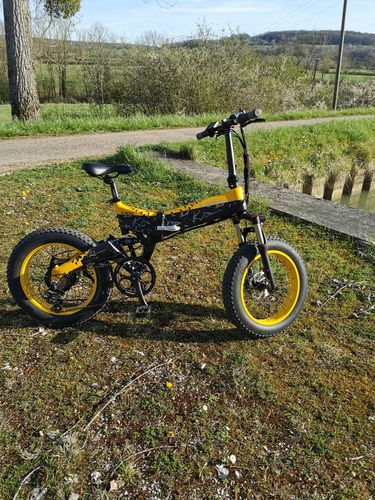 Customer photo review of Lankeleisi X3000 Plus 1000W Foldable Electric Fat Bike 40km/h 120km 17.5Ah Large Battery