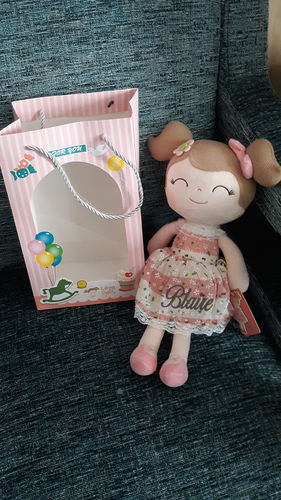 Customer photo review of Personalized Leya Doll Customized Baby Gift with Gift Bag - 5 Colors