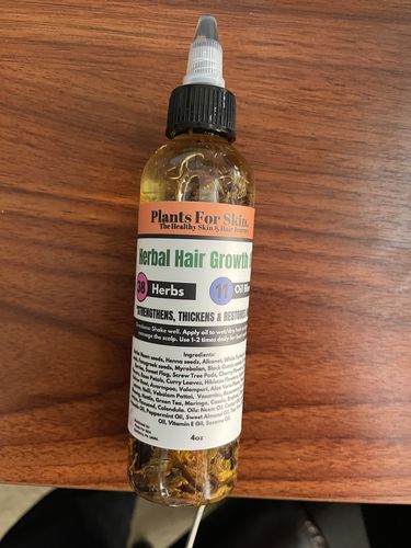 Customer photo review of Herbal Hair Growth Oil