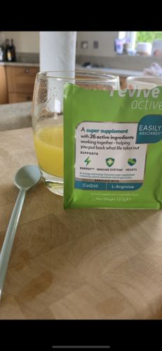 Customer photo review of Revive Active - Orange & Mango Flavour