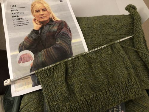 Customer photo review of Ladies Mystery Knitting Box