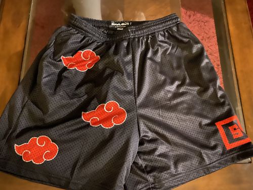 Customer photo review of Anime Mesh Shorts - Cloud