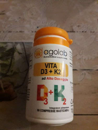 Customer photo review of Vitamina D3 + K2 Masticabile