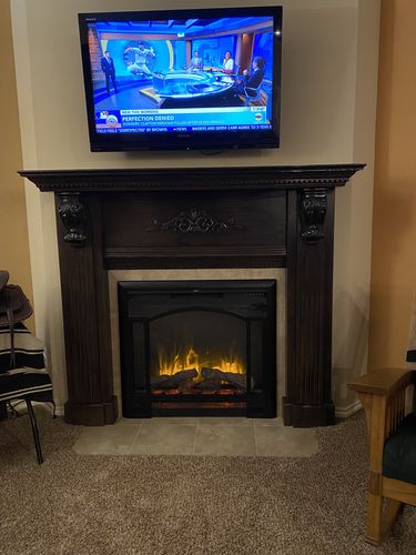 Customer photo review of Napoleon Element 36'' Dual Voltage Built-In Electric Firebox Insert