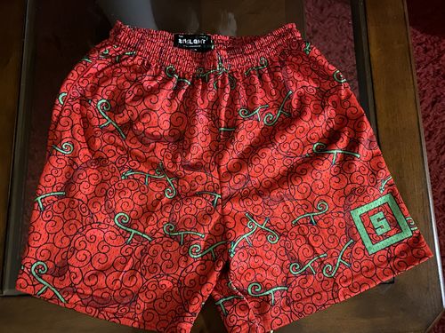 Customer photo review of Anime Mesh Shorts - Law