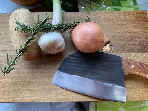 Customer photo review of Handgeschmiedetes Kochmesser - Serbian Style Ergonomic