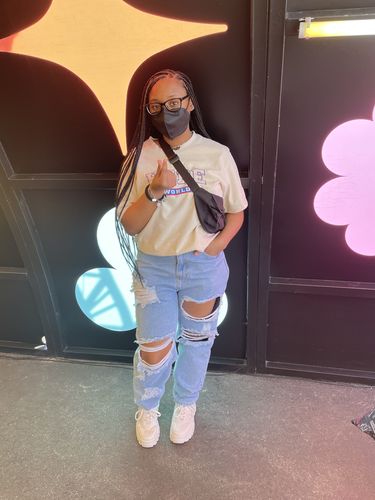 Customer photo review of Hope World T-Shirt