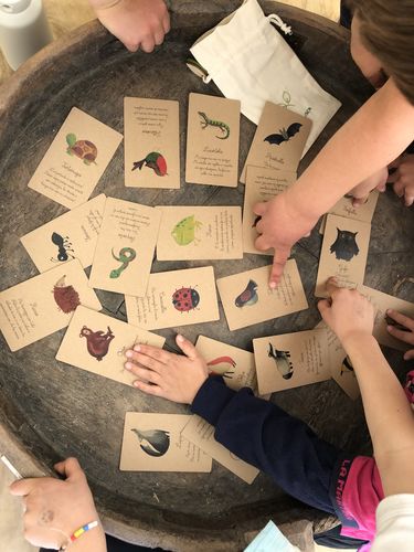 Customer photo review of Kit delle Carte Motivazionali ispirate agli Animali del Bosco